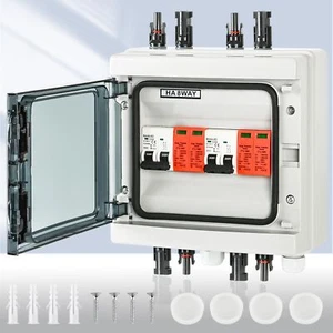 Solar Anschlusskasten Photovoltaik 1000V Überspannungsschutz 1/2-strings 0% MwSt - Bild 1 von 8