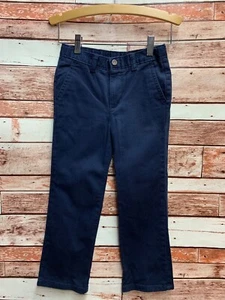 Chaps Boy's Navy Blue Khaki School Uniform Pants. Size 7 - Picture 1 of 6
