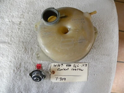Mercedes Benz Behr W107 R107 450SL SL SLC Overflow Coolant Reservoir Tank Bottle Foto 1 de 4