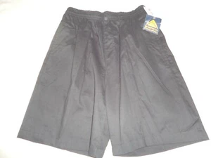 Sierra Pacific Men’s Shorts Black Elastic Waist Cotton Casual Men's Size Medium - Picture 1 of 3