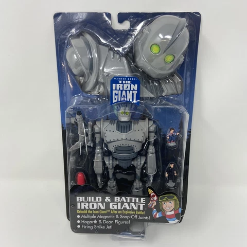 Vintage 1999 Trendmasters The Iron Giant Build & Battle Figure 1 New Toy Sealed Cover