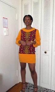 Handmade African Pattern Dress for Women - The Sunflower Dress - Picture 1 of 4