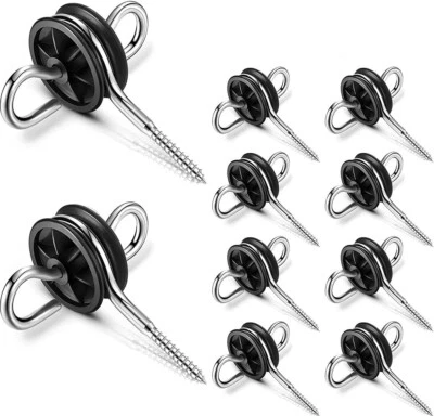 10X Isolateur Pour Poignée Clôture Électrique Electrifié Clôture avec Portail - Photo 1/4