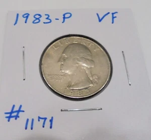 1983 P Washington Quarter VF Circulated #1171 Key Date - Picture 1 of 4