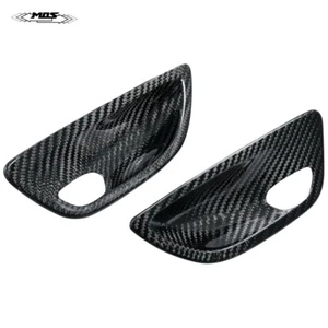 MOS Carbon Fiber Door Inner Handle Covers for BMW 5 Series F10 F11 F18 2 pcs - Picture 1 of 7