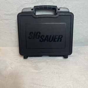 Sig Sauer Pistol Hand Gun Black Hard Case Factory Case Handle Slide Lock - Picture 1 of 13