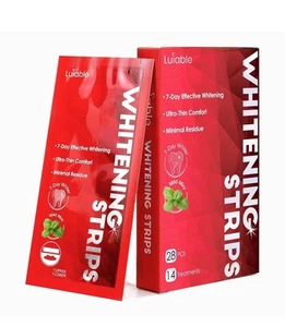Teeth Whitening Strips Enamel-Safe 28 Strips 14 Treatments Non-Slip Exp: 10/26 - Picture 1 of 9