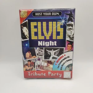 Host Your Own Elvis Night Fun Trivia Game Full Instructions And CD NIB - Picture 1 of 18