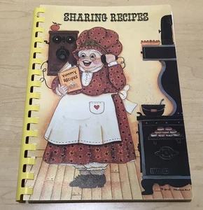 Sharing Recipes Cookbook 1988 Hibbing Alliance Church Food Co-op - Picture 1 of 2