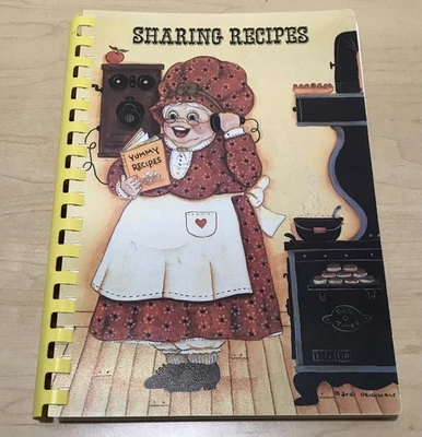 Sharing Recipes Cookbook 1988 Hibbing Alliance Church Food Co-op - Image 1 of 2