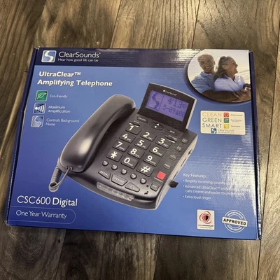 Teléfono Amplificador Digital UltraClear ClearSounds CSC600 - Usado Foto 1 de 4