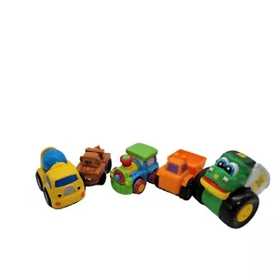 Posten 5 Autos für Kleinkind John Deere Fisher Price Autos Rassel Push Go Kita GMA - Bild 1 von 4