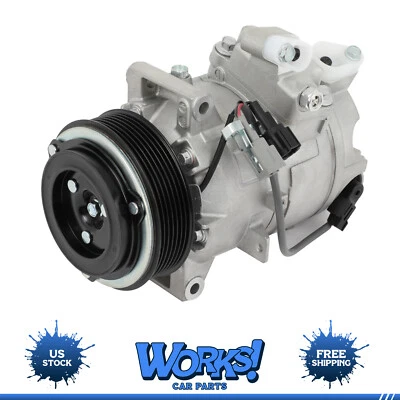 For Infiniti G37 2010-2013 3.7L For Nissan 370Z 10-18 3.7L AC A/C Compressor Foto 1 de 4