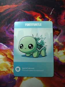 Tic Tac K.O. (2023) Cute Vs Evil, Special Cute Card, FORTITURTLE, HTF, Rare - Picture 1 of 2