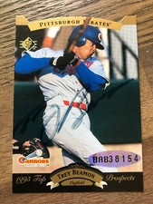 1995 SP Top Prospects Trey Beamon Auto RC ROOKIE 