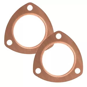 MAXX 177 3" Copper Exhaust Header Pipe Collector Flange Gaskets Set - Foto 1 di 2