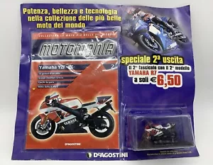 Moto Yamaha YZF R7 Motomania De Agostini Scala 1/24 Modello Statico Collezione - Foto 1 di 4