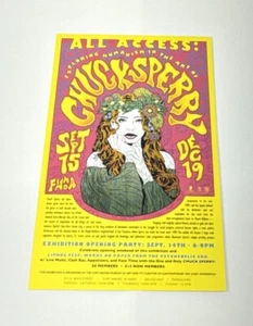 CHUCK SPERRY SHOWCARD 2018 DEMETER MUSES ART PRINT EVENT PROMO HANDBILL - Picture 1 of 4