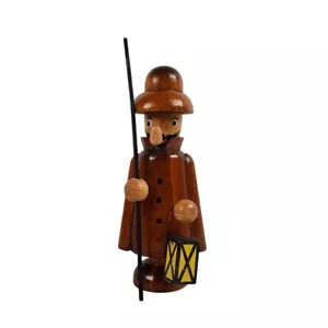 Incense Smoker Watchman with Lantern Vintage Solid Wood Hand Made in Germany - Picture 1 of 6