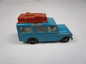 Matchbox Lensey serie auto n. 12 Land Rover Safari (Blu) - Senza scatola 1/87 metallo - Foto 1 di 11