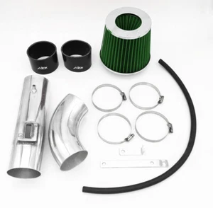 AirX Racing Black-Green For 2PC 2009-2013 Honda Pilot 3.5L V6 Air Intake Kit - Picture 1 of 4