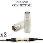 CCTV JOINER BNC COUPLER FEMALE TO FEMALE  ADAPTER CAMERA CABLE CONNECTOR 2 PCS