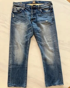 PRPS E63P135X Distressed Blue Jeans 36 x 31 - Picture 1 of 5