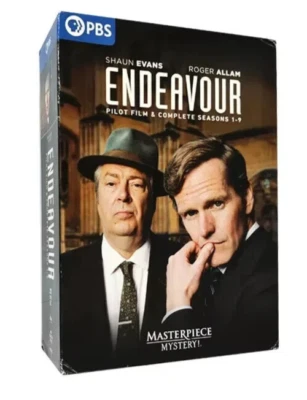 ENDEAVOUR THE COMPLETE SERIES 1+2+3+4+5+6+7+8+9 + PILOT 20 Disc NEW DVD BOXSET - image 1 of 2