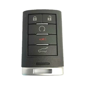 OEM CADILLAC Keyless Entry Remote Fob 5 Button SUV + Key Insert OEM NBG009768T - Picture 1 of 4