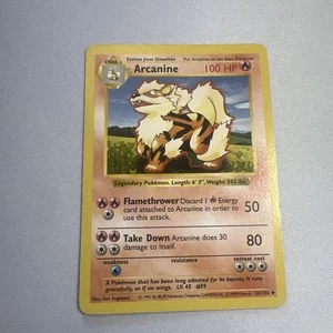 Juego base Arcanine 023/102 (sin sombras) regular MP - Imagen 1 de 2