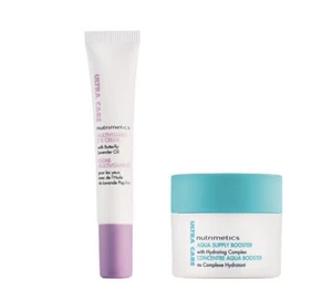 2 Items Multivitamin Eye Crème Aqua Supply Booster Ultra Care Nutrimetics - Picture 1 of 12