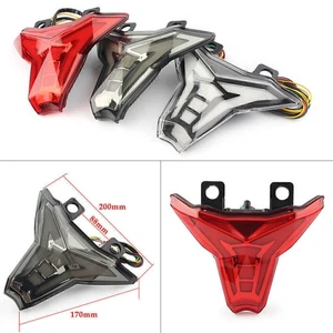 Per KAWASAKI 15-18 Z1000 ZX10R Fanale Posteriore Freno Segnale di Girata Luce Integrata - Foto 1 di 12