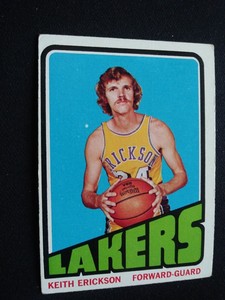 1972-73 Topps Basketball Card # 140 Keith Erickson - Los Angeles Lakers (VG/EX)
