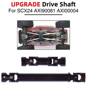 Harden Steel Front Rear Drive Shaft For RC 1/24 Axial SCX24 C10 B-17 Crawler Car - Bild 1 von 19