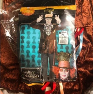 Halloween Disney Costume Mad Hatter Deluxe Alice in Wonderland Men’s Size XL - Picture 1 of 7