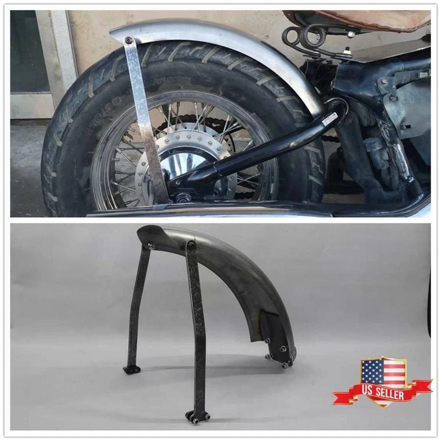 CUBIERTA GUARDABARROS TRASERO 60 CM modificada para Honda Shadow 400 600 VLX 400 600 EE. UU. Foto 1 de 4