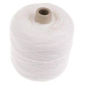 James C Brett 500g Bebé 4 Capa Pastel Cono Ovillo de Lana - BY4 Blanco - Imagen 1 de 1