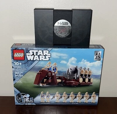 Lego 40686 Star Wars Federación de Comercio Tropa Portador Yavin Lote de Monedas en Mano Foto 1 de 4