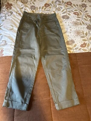 Next Pantalón Chino Verde Caqui Reino Unido 10L Largo Foto 1 de 4