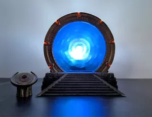Stargate -SG1- 160mm active Milky Way Desktop model with DHD and stone base - Picture 1 of 15