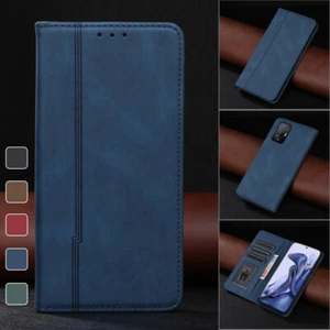 Leather Case for Xiaomi 11T Pro Redmi Note 11 Pro Wallet Flip Shockproof Cover - Picture 1 of 15