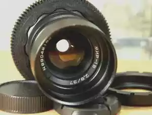 MIR-1B 37mm f/2.8 Weitwinkelobjektiv Vintage Soviet M42 für DSLR & Spiegellose Kamera - Bild 1 von 24
