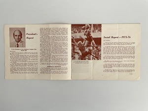 Hawthorn Hawks 1976 Hawthorn Football Club Social Club 14th Annual Report - Picture 1 of 5