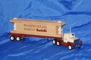 Winross Diecast Wood Workers World Ford Tractor Trailer BEYOND UNIQUE VHTF - Picture 1 of 6
