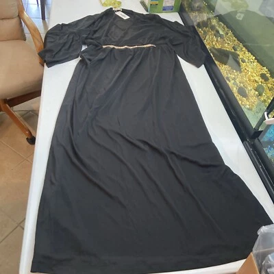 Vestido formal largo negro Koh Koh para mujer 2X - Elegante vestido de noche Foto 1 de 4