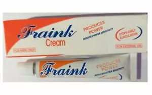 4X Fraink Cream 4ml Produce Power Stop Eiaculazione Precoce Riduce Ipersensibilità - Foto 1 di 1