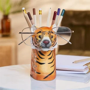 Studio Tiger Glasses Holder Novelty Gift Pen Holder New Spec Spectacles - Picture 1 of 2
