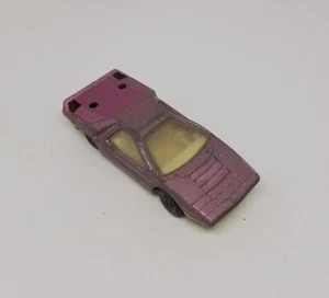 Vintage Matchbox Lesney - Alfa Romeo Carabo (purple) - Made In England - 1970 - Picture 1 of 11