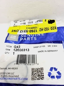 GM 12600313 ACDelco OEM G43 O-Ring Seal Direct Injection High Pressure Fuel Pump - Picture 1 of 5