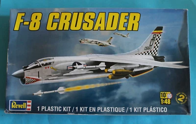 1/48 RF-8 Crusader lot - Kit Revell + Conversione War Eagle  + Decals Microscale - Immagine 1 di 4